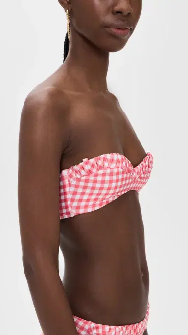 Peixoto Emmy Bikini Top riracha Gingham | Thumbnail 4 Peixoto Emmy Bikini Top riracha Gingham | Thumbnail 4