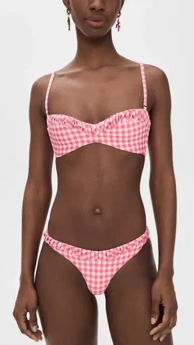 Peixoto Emmy Bikini Top riracha Gingham | Thumbnail 5 Peixoto Emmy Bikini Top riracha Gingham | Thumbnail 5