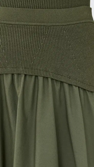 SIMKHAI Ovie Midi Skirt Fern | Thumbnail 6 SIMKHAI Ovie Midi Skirt Fern | Thumbnail 6