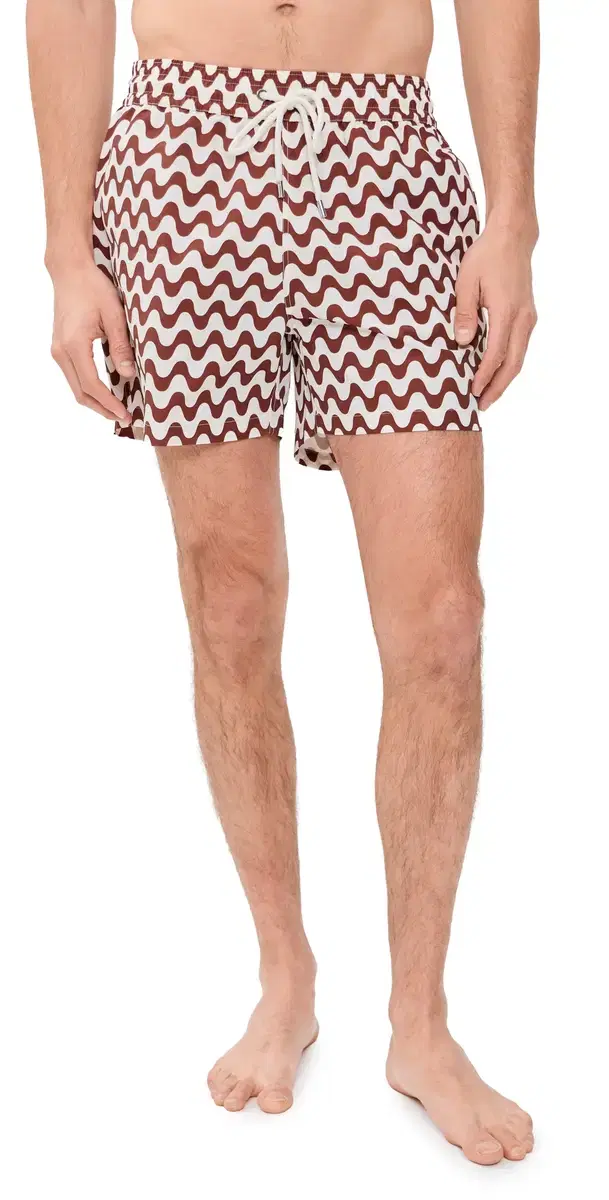 Rio Swim Shorts 4 Brown/Ecru Rio Swim Shorts 4 Brown/Ecru