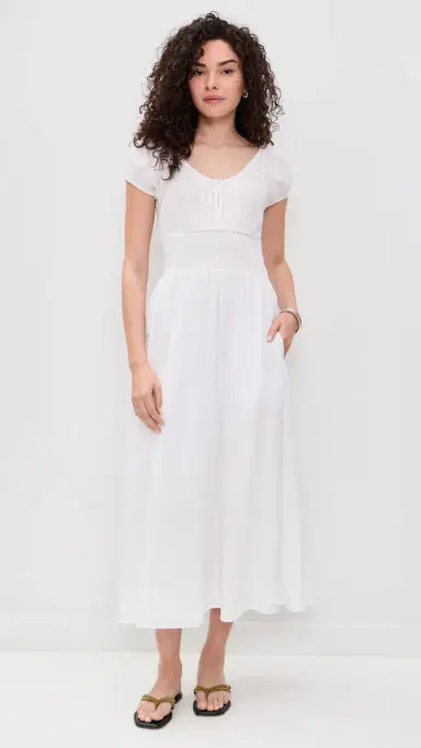 Favorite Daughter The Swoon Dress White | Thumbnail 2 Favorite Daughter The Swoon Dress White | Thumbnail 2