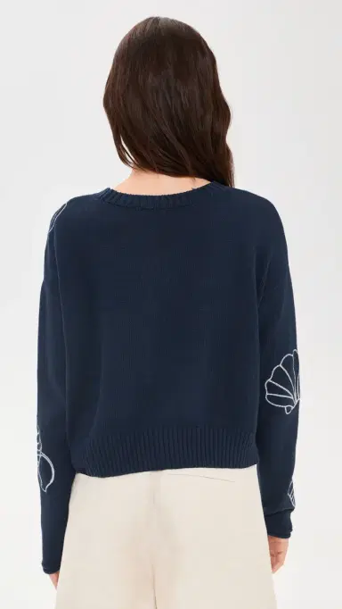 Z Supply Paradise Reef Sweater True Navy | Thumbnail 3 Z Supply Paradise Reef Sweater True Navy | Thumbnail 3