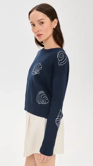 Z Supply Paradise Reef Sweater True Navy | Thumbnail 4 Z Supply Paradise Reef Sweater True Navy | Thumbnail 4