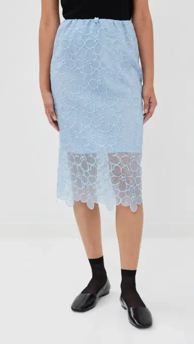 Cecilie Bahnsen Bria Skirt Light Blue | Thumbnail 3 Cecilie Bahnsen Bria Skirt Light Blue | Thumbnail 3