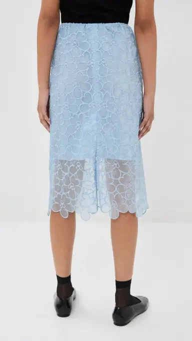 Cecilie Bahnsen Bria Skirt Light Blue | Thumbnail 4 Cecilie Bahnsen Bria Skirt Light Blue | Thumbnail 4
