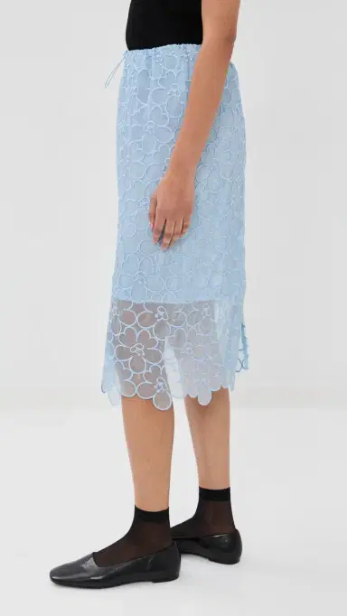 Cecilie Bahnsen Bria Skirt Light Blue | Thumbnail 5 Cecilie Bahnsen Bria Skirt Light Blue | Thumbnail 5