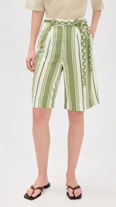 Dress To Relaxing Stripe Bermuda Shorts | Thumbnail 2 Dress To Relaxing Stripe Bermuda Shorts | Thumbnail 2