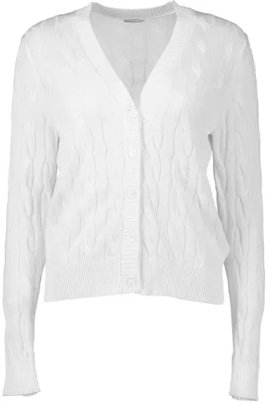 MINNIE ROSE Classic Cable Knit Cardigan | Thumbnail 1 MINNIE ROSE Classic Cable Knit Cardigan | Thumbnail 1