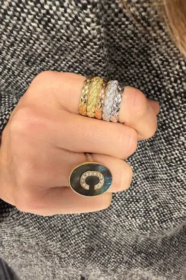 Carolina Bucci Florentine Finish Everyday Ring | Thumbnail 2 Carolina Bucci Florentine Finish Everyday Ring | Thumbnail 2
