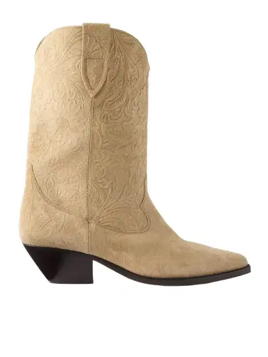 Isabel Marant Duerto Embossed Suede Ankle Boots | Thumbnail 1 Isabel Marant Duerto Embossed Suede Ankle Boots | Thumbnail 1