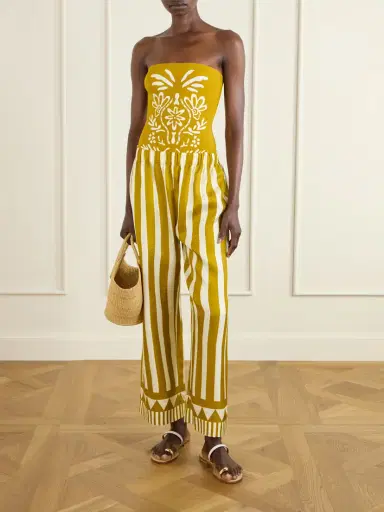 Eres Pacha Striped Silk-twill Straight-leg Pants | Thumbnail 2 Eres Pacha Striped Silk-twill Straight-leg Pants | Thumbnail 2