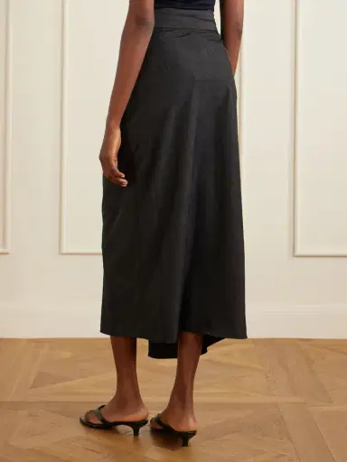 RÓHE Crinkled-satin Midi Skirt | Thumbnail 3 RÓHE Crinkled-satin Midi Skirt | Thumbnail 3