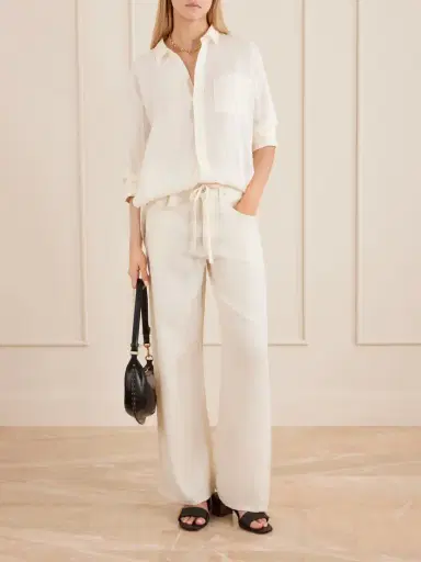 Citizens of Humanity Kayla Shrunken Linen Shirt | Thumbnail 2 Citizens of Humanity Kayla Shrunken Linen Shirt | Thumbnail 2