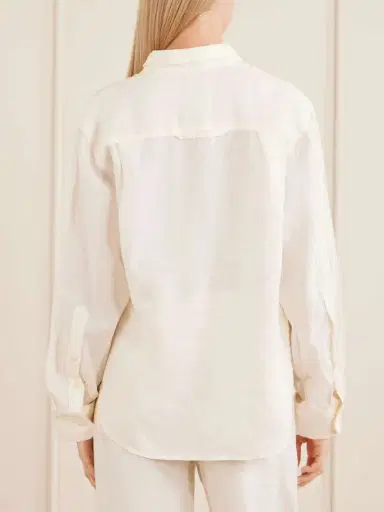 Citizens of Humanity Kayla Shrunken Linen Shirt | Thumbnail 4 Citizens of Humanity Kayla Shrunken Linen Shirt | Thumbnail 4