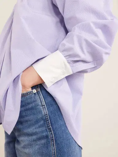 MAISON MAYLE Val D'isere Striped Cotton Blouse | Thumbnail 4 MAISON MAYLE Val D'isere Striped Cotton Blouse | Thumbnail 4