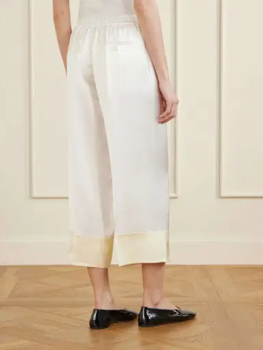 TOTEME Drawstring Wide-leg Satin Pants | Thumbnail 3 TOTEME Drawstring Wide-leg Satin Pants | Thumbnail 3