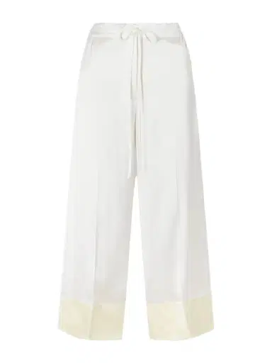 TOTEME Drawstring Wide-leg Satin Pants | Thumbnail 1 TOTEME Drawstring Wide-leg Satin Pants | Thumbnail 1