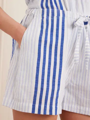 Lemlem Safia Striped Cotton Shorts | Thumbnail 5 Lemlem Safia Striped Cotton Shorts | Thumbnail 5