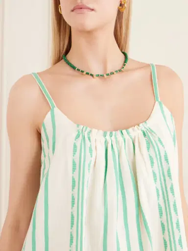 Lemlem Zina Striped Cotton Mini Dress | Thumbnail 4 Lemlem Zina Striped Cotton Mini Dress | Thumbnail 4