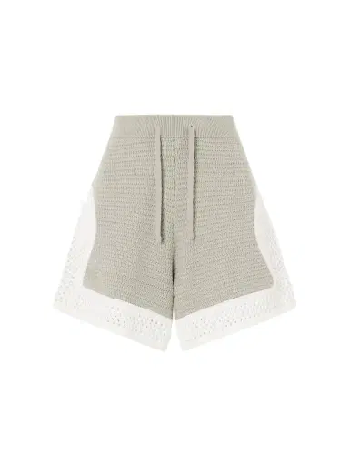 Aimé Leon Dore Crocheted Straight-leg Cotton Shorts | Thumbnail 1 Aimé Leon Dore Crocheted Straight-leg Cotton Shorts | Thumbnail 1