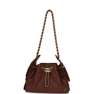Chanel Chanel Mini 25 Hobo Bag Brown Caviar Antique Gold Hardware | Thumbnail 7 Chanel Chanel Mini 25 Hobo Bag Brown Caviar Antique Gold Hardware | Thumbnail 7