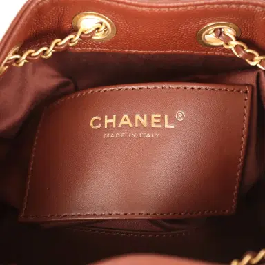 Chanel Chanel Mini 25 Hobo Bag Brown Caviar Antique Gold Hardware | Thumbnail 9 Chanel Chanel Mini 25 Hobo Bag Brown Caviar Antique Gold Hardware | Thumbnail 9