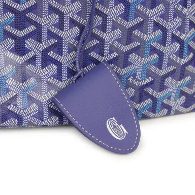 goyard Goyard Goyardine Blueberry Purple Saint Louis PM Tote Palladium Hardware | Thumbnail 6 goyard Goyard Goyardine Blueberry Purple Saint Louis PM Tote Palladium Hardware | Thumbnail 6