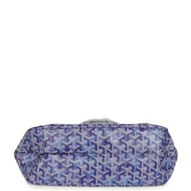goyard Goyard Goyardine Blueberry Purple Saint Louis PM Tote Palladium Hardware | Thumbnail 8 goyard Goyard Goyardine Blueberry Purple Saint Louis PM Tote Palladium Hardware | Thumbnail 8