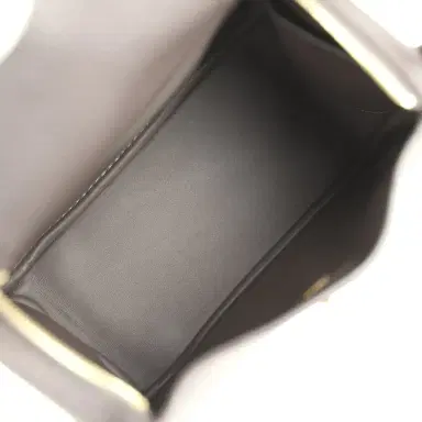 HERMÈS Hermes Mini Lindy II Bai Brun Clemence Gold Hardware | Thumbnail 8 HERMÈS Hermes Mini Lindy II Bai Brun Clemence Gold Hardware | Thumbnail 8
