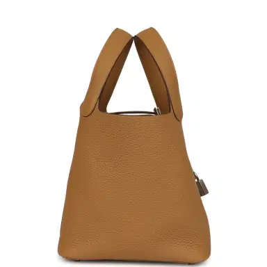 HERMÈS Hermes Picotin Lock 18 Biscuit Clemence Palladium Hardware | Thumbnail 3 HERMÈS Hermes Picotin Lock 18 Biscuit Clemence Palladium Hardware | Thumbnail 3