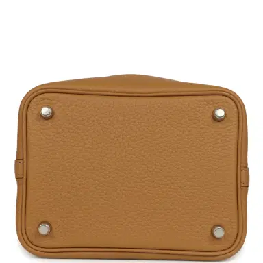 HERMÈS Hermes Picotin Lock 18 Biscuit Clemence Palladium Hardware | Thumbnail 6 HERMÈS Hermes Picotin Lock 18 Biscuit Clemence Palladium Hardware | Thumbnail 6