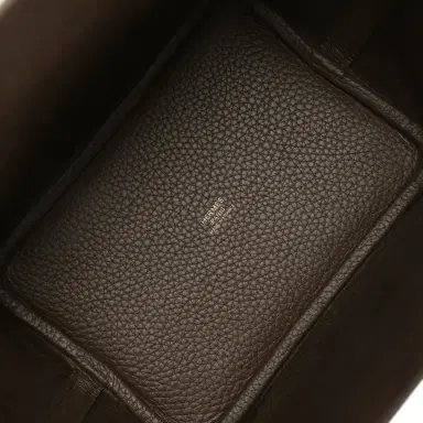 HERMÈS Hermes Picotin Lock 18 Vert Loden Clemence Gold Hardware | Thumbnail 7 HERMÈS Hermes Picotin Lock 18 Vert Loden Clemence Gold Hardware | Thumbnail 7
