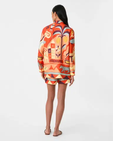 Emporio Sirenuse Kelsy Shirt in Louis Barthélemy Print | Thumbnail 5 Emporio Sirenuse Kelsy Shirt in Louis Barthélemy Print | Thumbnail 5