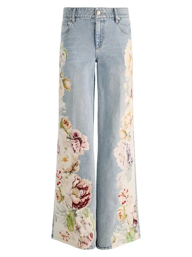 Women's Amazing Low-Rise Baggy Embroidered Jeans - Sierra Vintage Multi Women's Amazing Low-Rise Baggy Embroidered Jeans - Sierra Vintage Multi