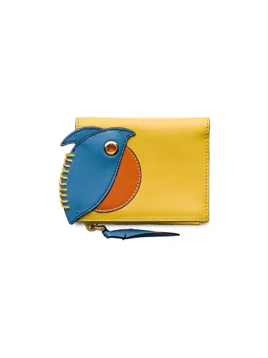 Prada Women's Leather Wallet - Yellow Blue | Thumbnail 3 Prada Women's Leather Wallet - Yellow Blue | Thumbnail 3