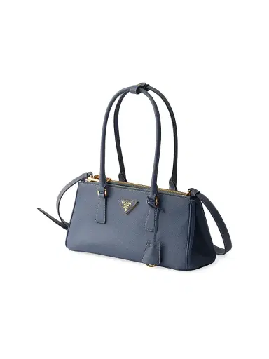 Prada Women's Galleria Medium Saffiano Leather Top Handle Bag - Blue | Thumbnail 2 Prada Women's Galleria Medium Saffiano Leather Top Handle Bag - Blue | Thumbnail 2
