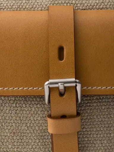 Prada Women's Bonnie Linen and Leather Tote Bag - Beige Khaki | Thumbnail 8 Prada Women's Bonnie Linen and Leather Tote Bag - Beige Khaki | Thumbnail 8