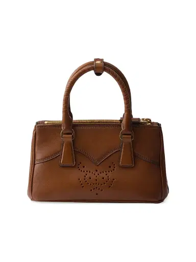 Prada Women's Galleria Mini Leather Top Handle Bag - Brown | Thumbnail 3 Prada Women's Galleria Mini Leather Top Handle Bag - Brown | Thumbnail 3