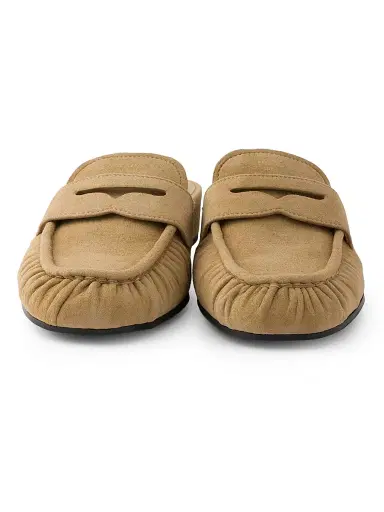 Prada Women's Suede Mules - Beige Khaki | Thumbnail 2 Prada Women's Suede Mules - Beige Khaki | Thumbnail 2