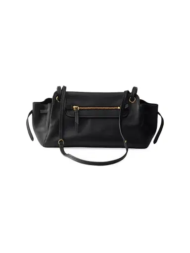 Prada Women's Carry Leather Shoulder Bag - Black | Thumbnail 3 Prada Women's Carry Leather Shoulder Bag - Black | Thumbnail 3
