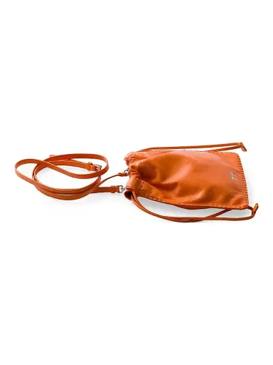 Prada Women's Nappa Leather Smartphone Pouch - Orange | Thumbnail 2 Prada Women's Nappa Leather Smartphone Pouch - Orange | Thumbnail 2