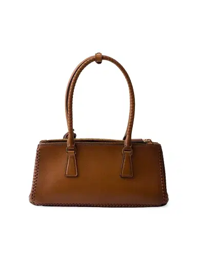 Prada Women's Galleria Top Handle Leather Bag - Brown | Thumbnail 3 Prada Women's Galleria Top Handle Leather Bag - Brown | Thumbnail 3