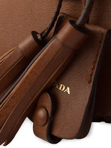 Prada Women's Galleria Top Handle Leather Bag - Brown | Thumbnail 6 Prada Women's Galleria Top Handle Leather Bag - Brown | Thumbnail 6