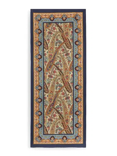 Etro Women's Printed Silk Scarf - Orange Azure | Thumbnail 1 Etro Women's Printed Silk Scarf - Orange Azure | Thumbnail 1