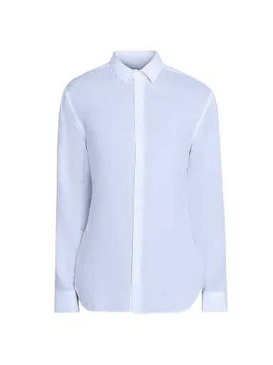 Giorgio Armani Men's Linen Button-Front Sport Shirt | Thumbnail 1 Giorgio Armani Men's Linen Button-Front Sport Shirt | Thumbnail 1