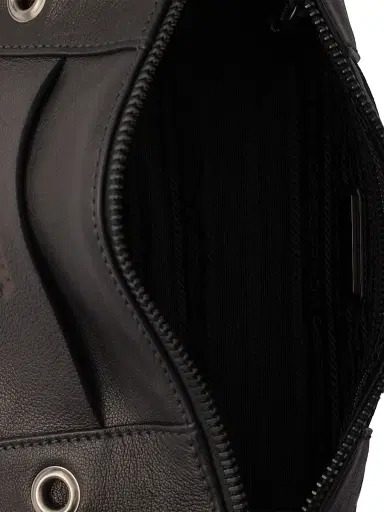Prada Men's Leather Shoulder Bag - Black | Thumbnail 7 Prada Men's Leather Shoulder Bag - Black | Thumbnail 7
