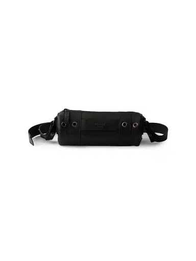 Prada Men's Leather Shoulder Bag - Black | Thumbnail 1 Prada Men's Leather Shoulder Bag - Black | Thumbnail 1