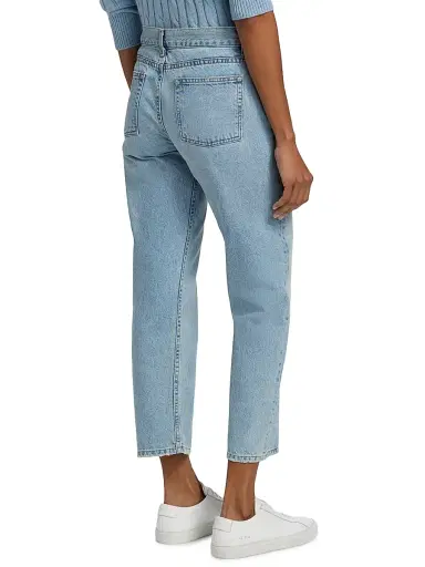 Nili Lotan Women's Lorimer Crop Jeans - Alice Wash | Thumbnail 5 Nili Lotan Women's Lorimer Crop Jeans - Alice Wash | Thumbnail 5