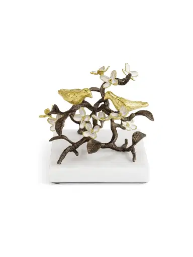 Michael Aram Lovebirds Brass & Marble Decorative Object | Thumbnail 1 Michael Aram Lovebirds Brass & Marble Decorative Object | Thumbnail 1
