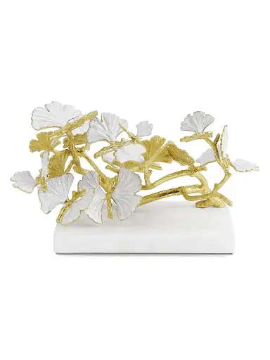 Michael Aram Butterfly Ginkgo Gold Brass & Marble Decorative Tree | Thumbnail 2 Michael Aram Butterfly Ginkgo Gold Brass & Marble Decorative Tree | Thumbnail 2